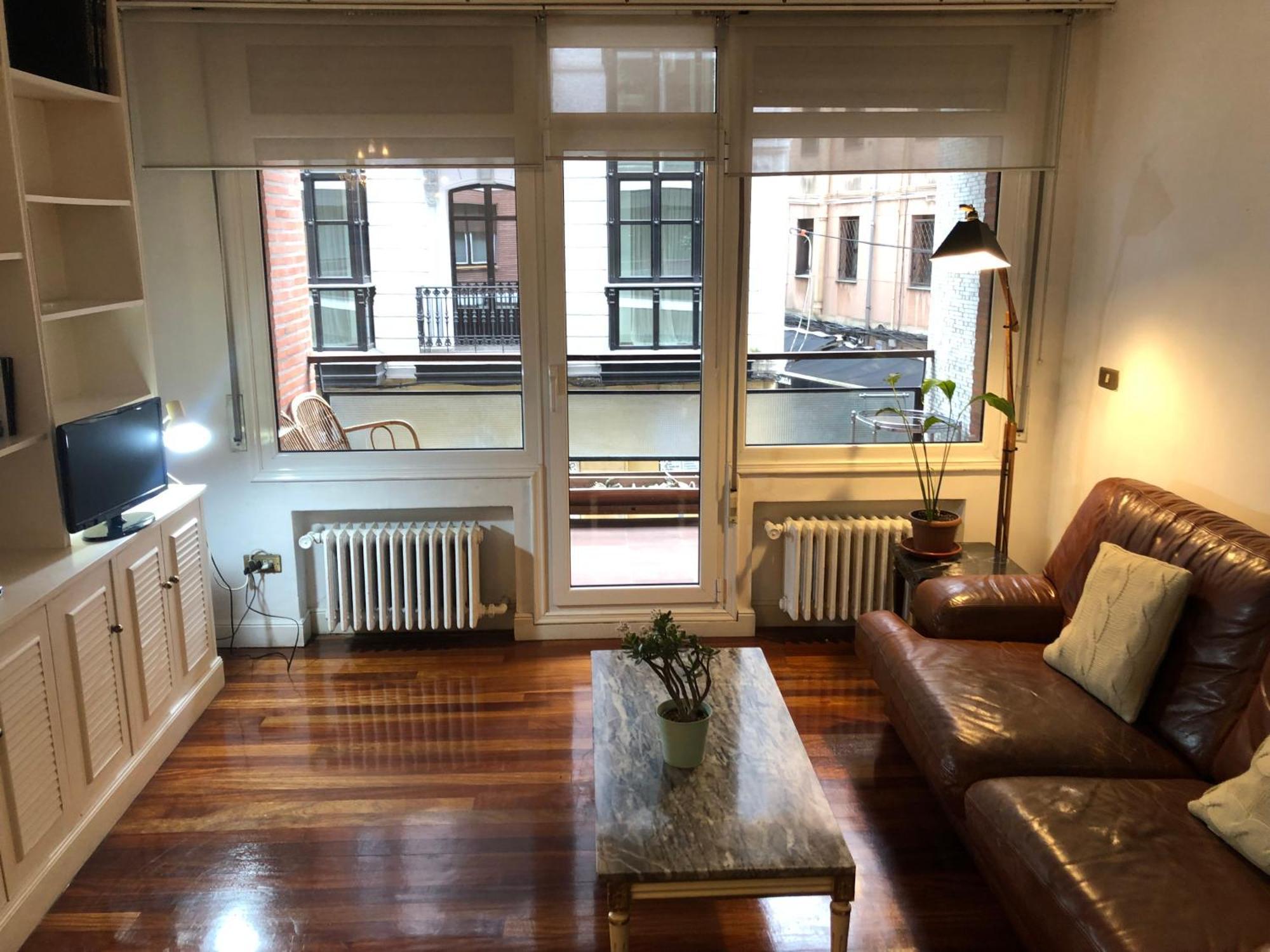 Suite En Apartamento Privado Terraza Centro Bilbao Kültér fotó